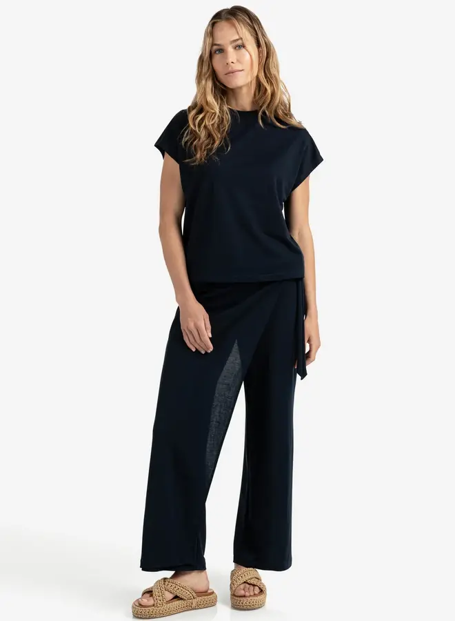 Broek Met Overslagrok 01-309199-506 - 94010 Total Eclipse Blue