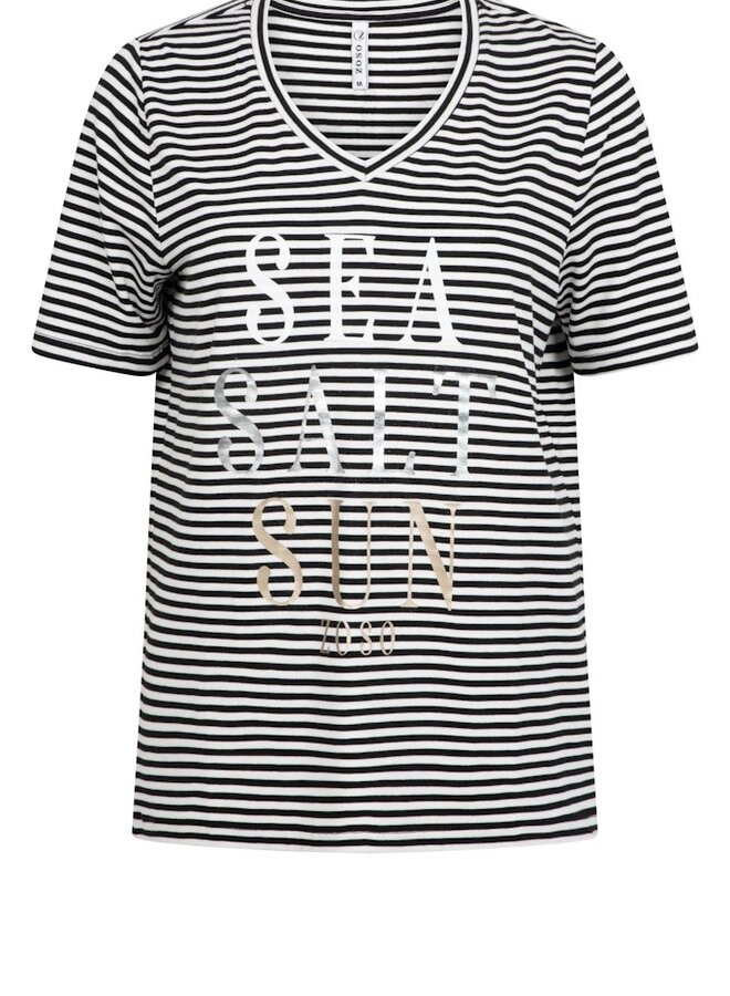 Shirt 253Merel - 0000-0016 Black/White