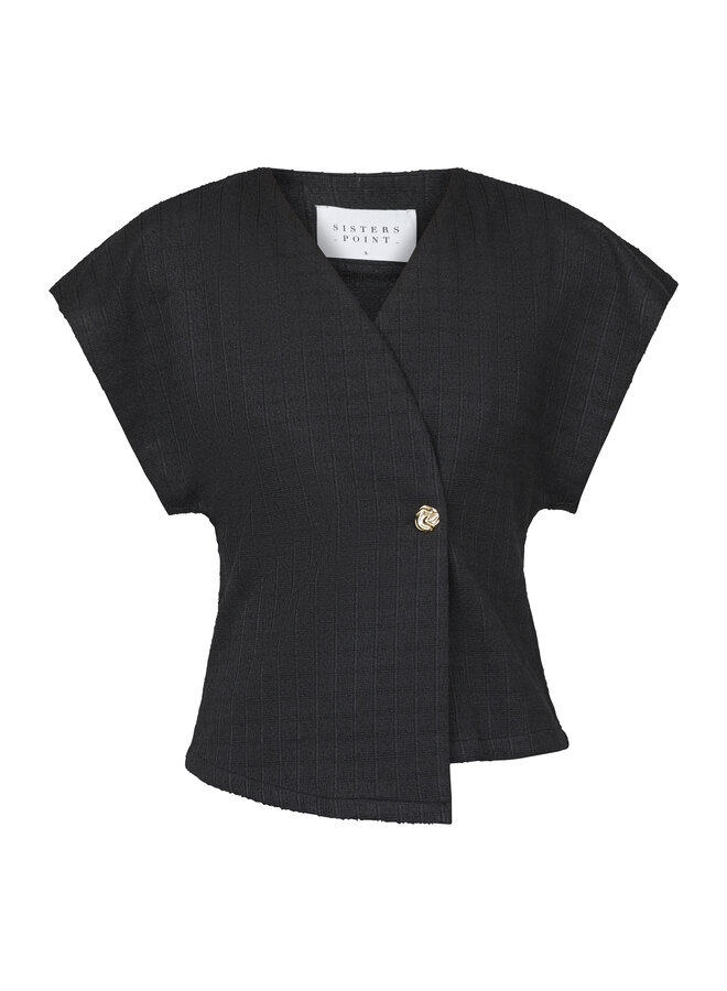 Sisters Point Top 18457 EVELA-VE Vest - 000 Black