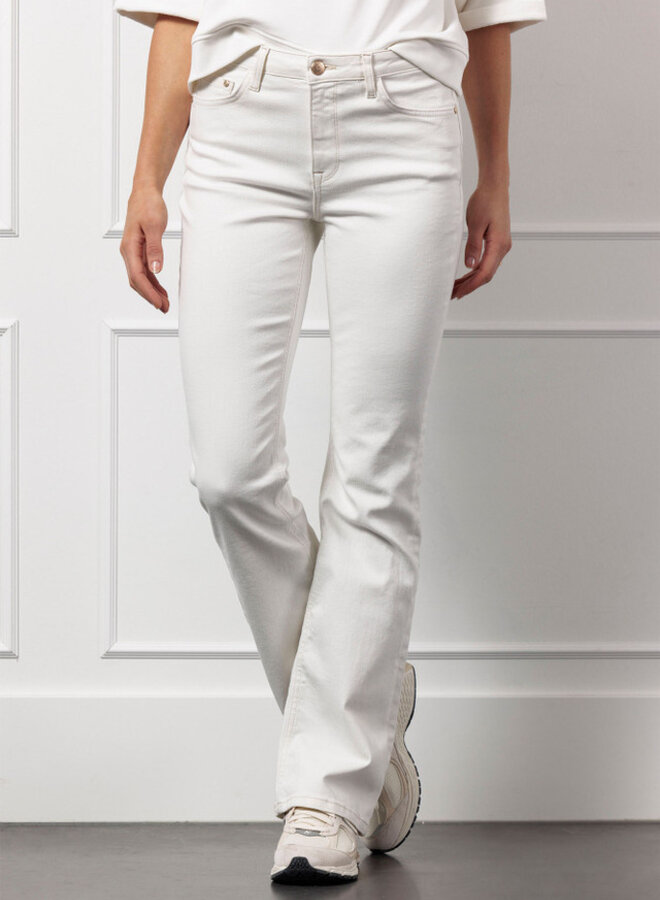 Jeans Flared Denim 12932 - 1100 Off White
