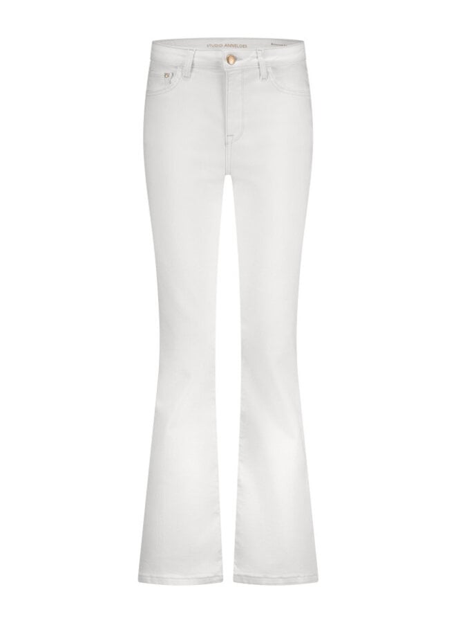Studio Anneloes Flared Jeans 12932 - 1100 Off White