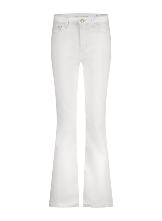 Studio Anneloes Jeans Flared Denim 12932 - 1100 Off White