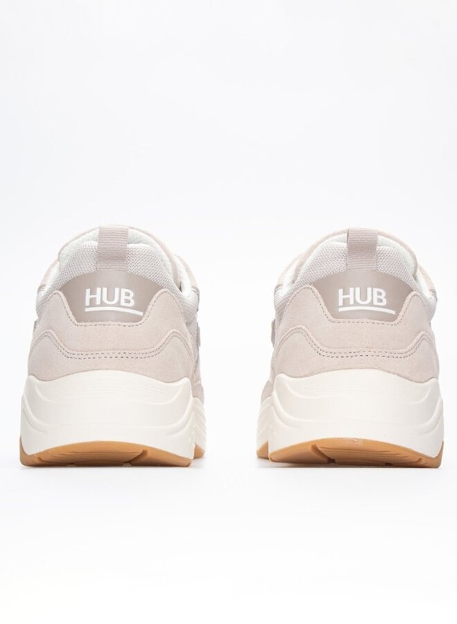 Hub Sneaker M6104S43-S23 - 848 Lt Bone/Lt Bone/Off Wht-Lt Gum