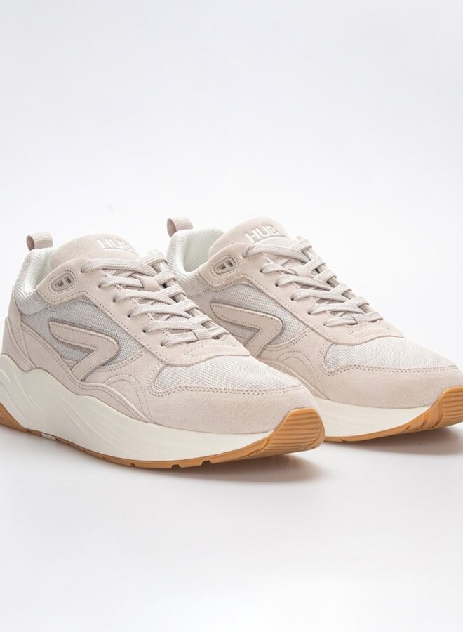Hub Sneaker M6104S43-S23 - 848 Lt Bone/Lt Bone/Off Wht-Lt Gum