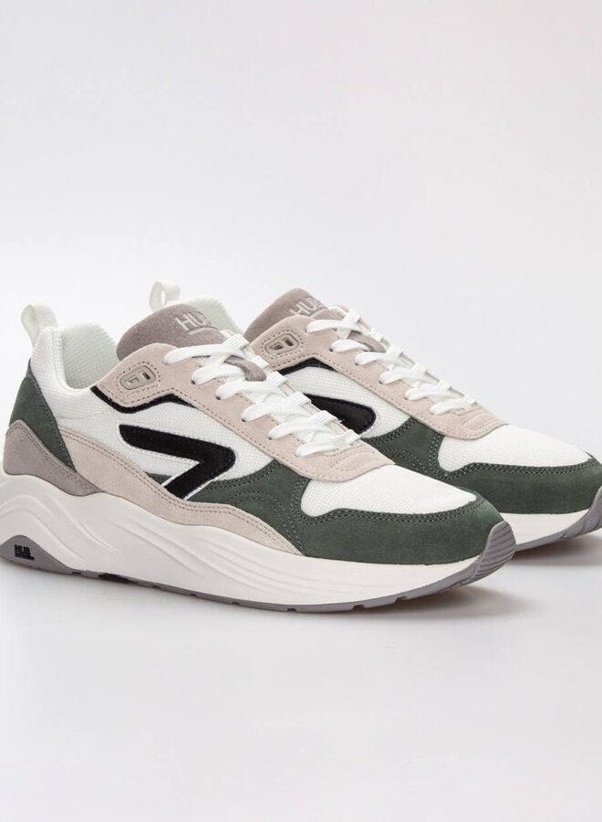Sneaker M6104S43-S23 - A53 Wht/Blk/Sage Green/Wht-Mid Grey