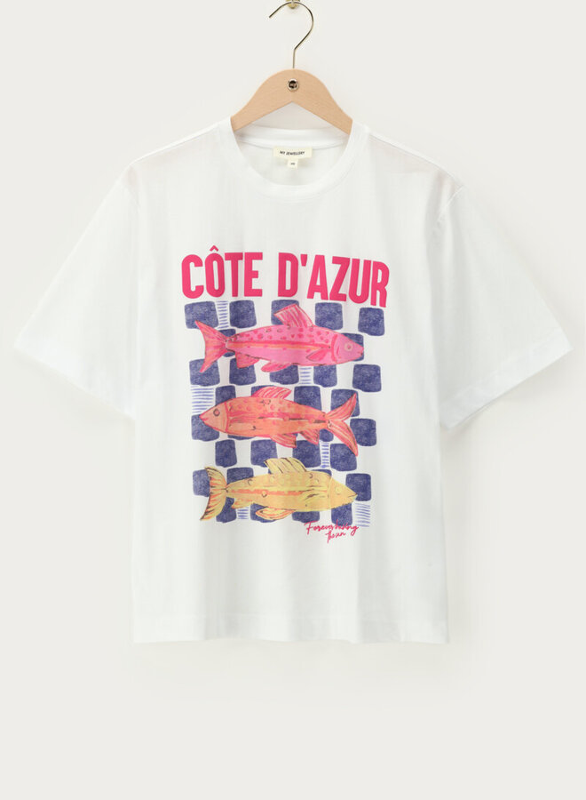 My Jewellery T-Shirt 'Côte d'Azur' MJ14122-0900 - Wit