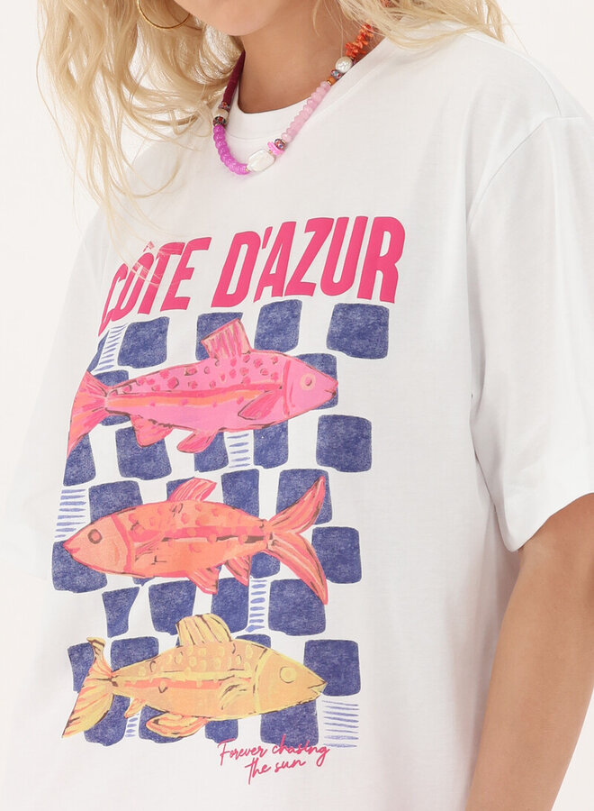 My Jewellery T-Shirt 'Côte d'Azur' MJ14122-0900 - Wit