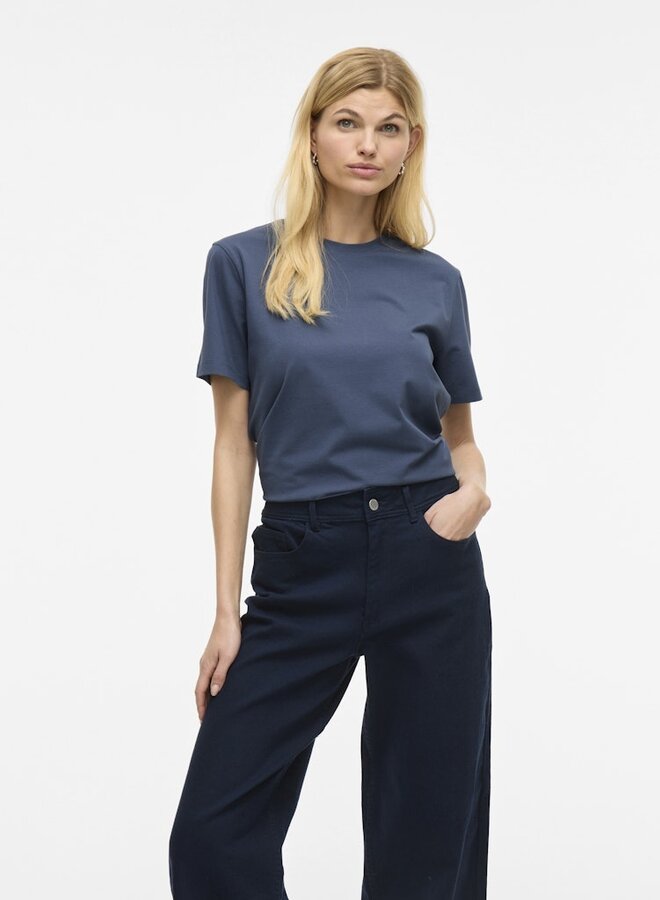 Vila T-Shirt - 14103448 - Vintage Indigo