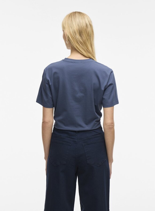 Vila T-Shirt - 14103448 - Vintage Indigo