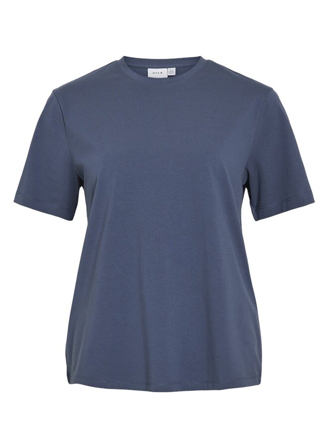 Vila T-Shirt - 14103448 - Vintage Indigo