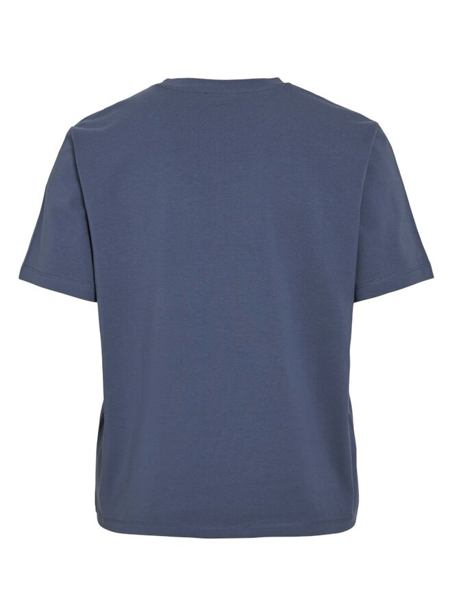 Vila T-Shirt - 14103448 - Vintage Indigo