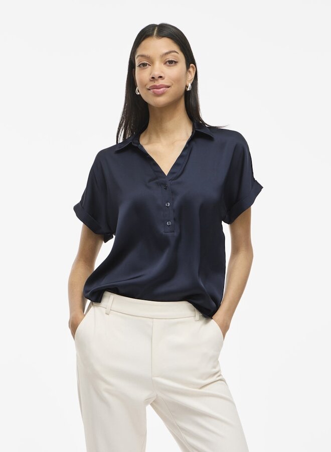 Blouse - 14107405 - Navy Blazer
