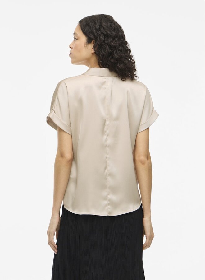 Vila Blouse - 14107405 - Cement
