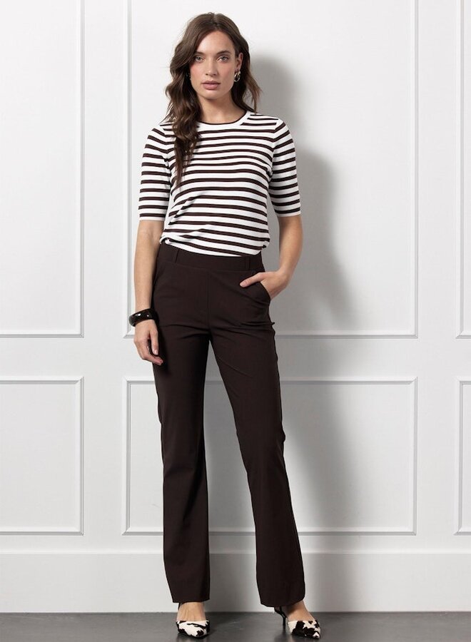 Studio Anneloes Trui Luna 13060 - 1187 Off White/espresso