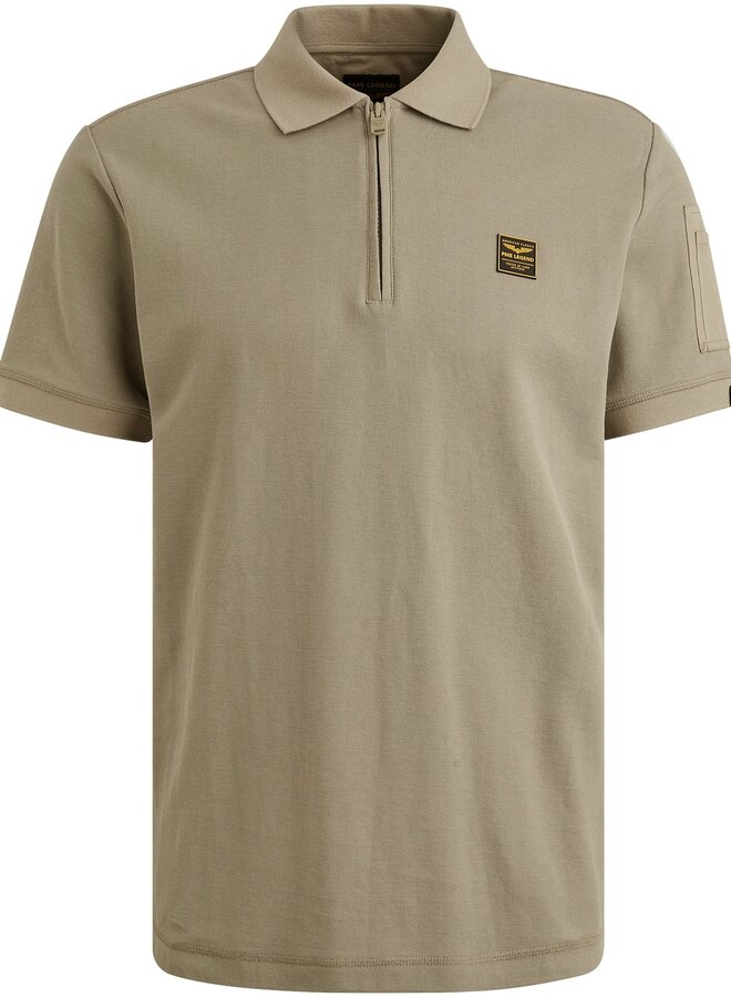 Polo Pique Zip PPSS2506864 - 6391 Silver Sage