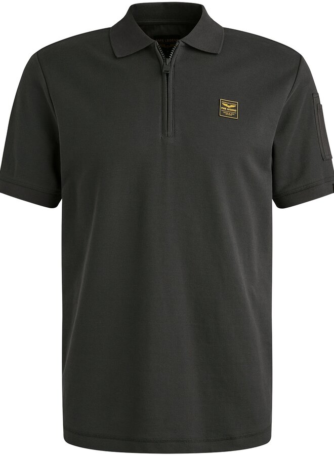 Polo Pique Zip PPSS2506864 - 9140 Obsidian