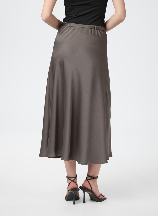 Neo Noir Satijnen Rok 165932 - 189 Warm Grey