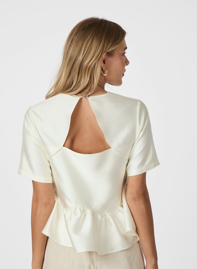 Neo Noir Satijnen Blouse Alva 165748 - 124 Ivory