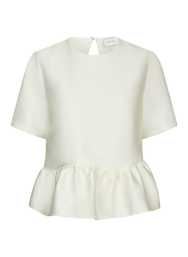 Neo Noir Satijnen Blouse Alva 165748 - 124 Ivory