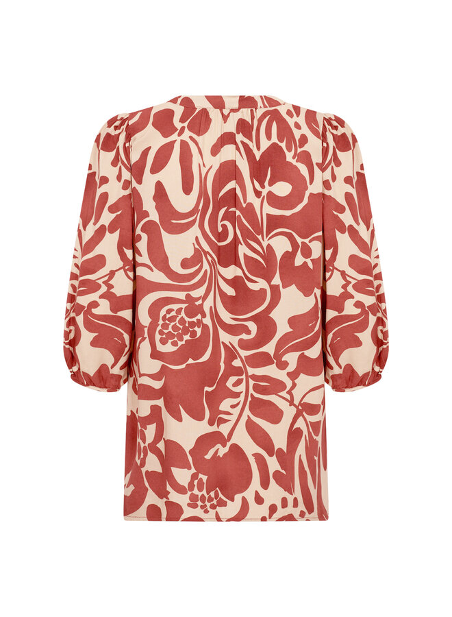 Soyaconcept Blouse SC-SENTA 141336 - C Mineral Red Combi
