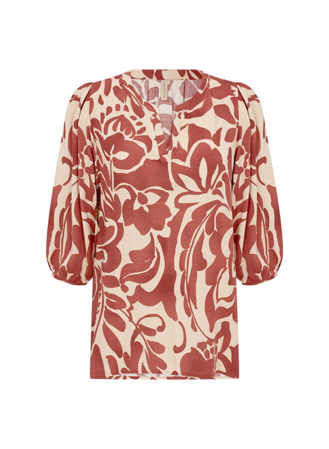 Soyaconcept Blouse SC-SENTA 141336 - C Mineral Red Combi