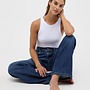 Angels Jeanswear Wide Leg Jeans Liz Belt 311 256530 - 3358 Mid Blue Used