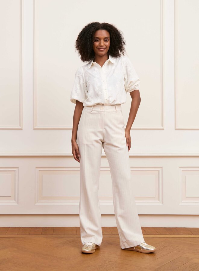 Broek Trouser Delphine QG33 - Off White