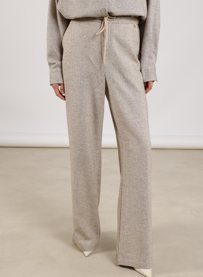 NUKUS Broek Vera Strass NKF09014 - 9 Sand