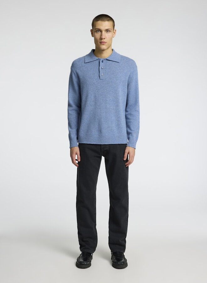 selected Broek Regular Fit BEN KORI 16098196 - Black Denim