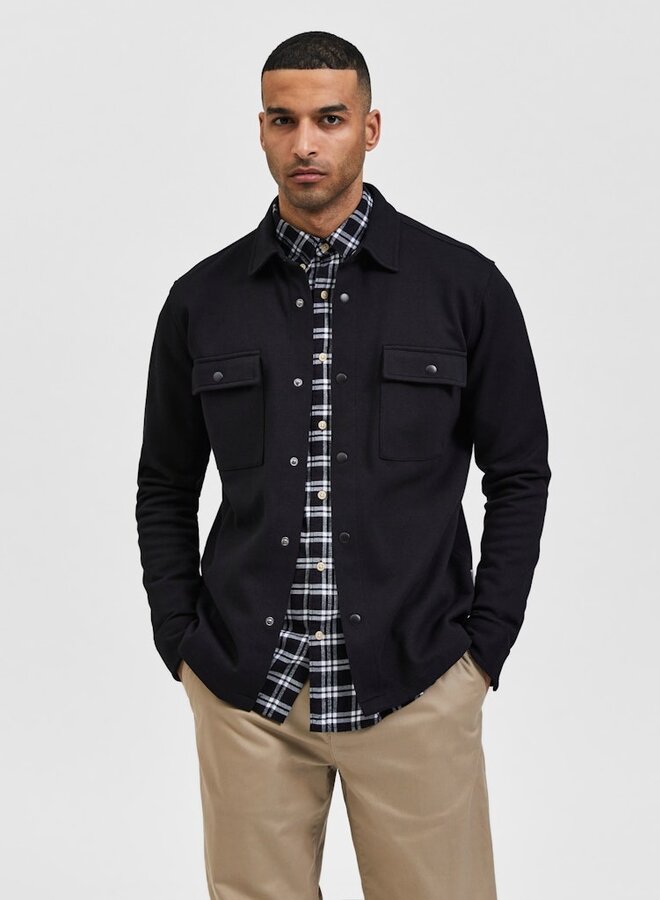 selected Overshirt  SLHJACKIE 16085115 - Black