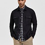 selected Overshirt  SLHJACKIE 16085115 - Black