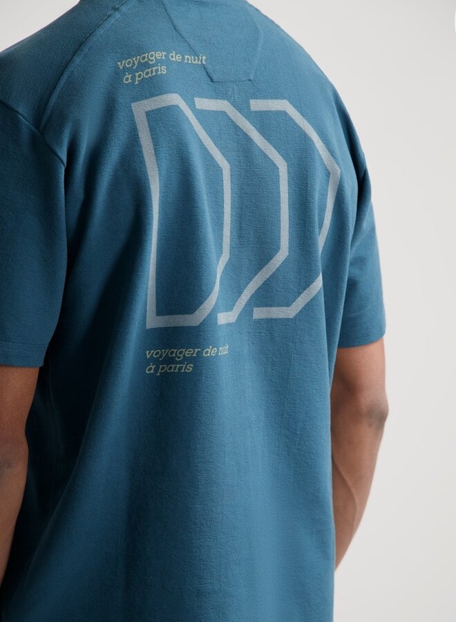 Dstrezzed T-shirt DS_Lasse 203502 - 605 Deep Dive