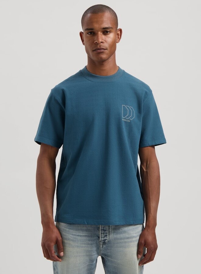 Dstrezzed T-shirt DS_Lasse 203502 - 605 Deep Dive