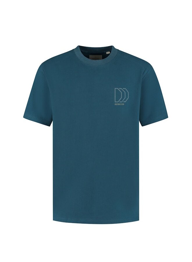 Dstrezzed T-shirt DS_Lasse 203502 - 605 Deep Dive