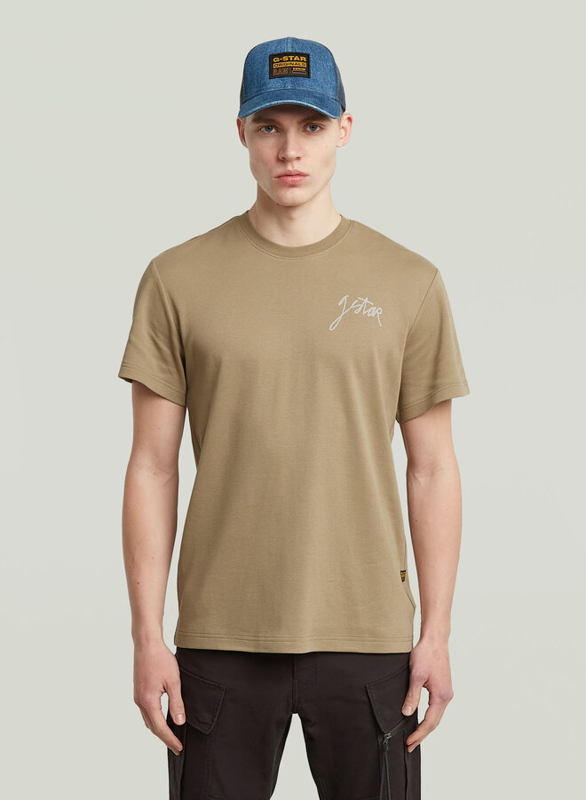 T-shirt Ribbed D26823-D976 - B444 Safari