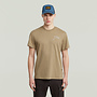 G-Star T-shirt Ribbed D26823-D976 - B444 Safari