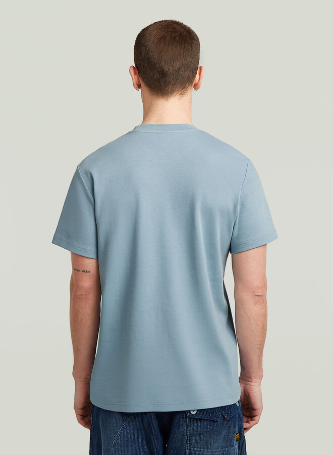 G-Star T-shirt Script D26823-D976 - 5304 Ash Blue