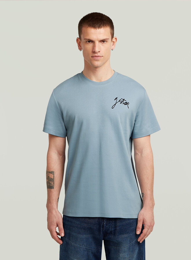 T-shirt Script D26823-D976 - 5304 Ash Blue