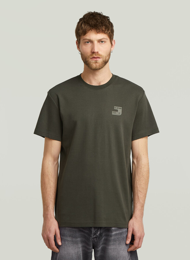 G-Star T-shirt Chest D26821-D976 - 995 Asfalt