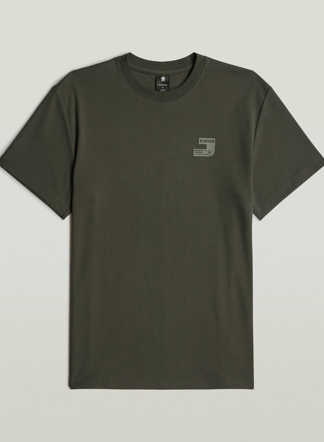 G-Star T-shirt Chest D26821-D976 - 995 Asfalt