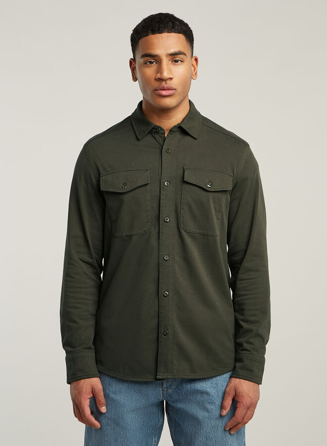 Overshirt Marine D26765-C784 - 995 Asfalt