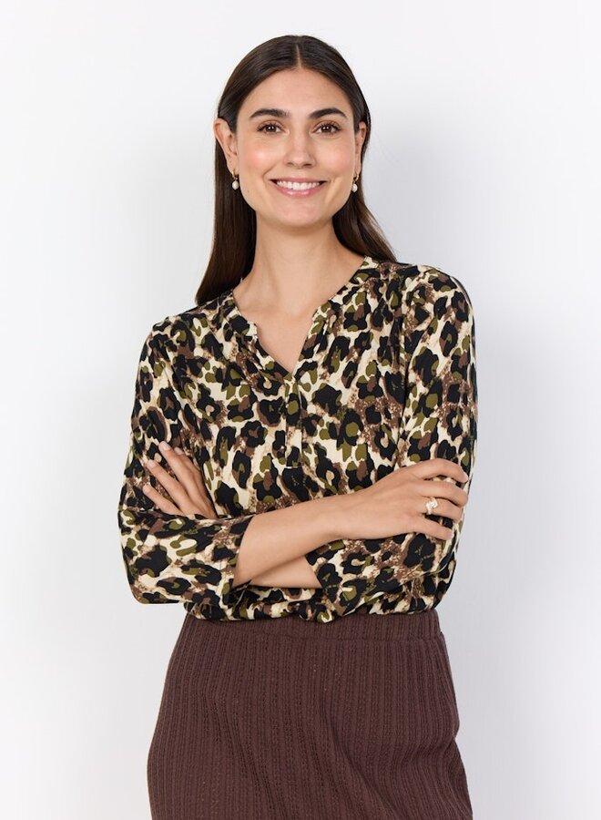 Blouse Felicity 27108 - Misty Olive Combi