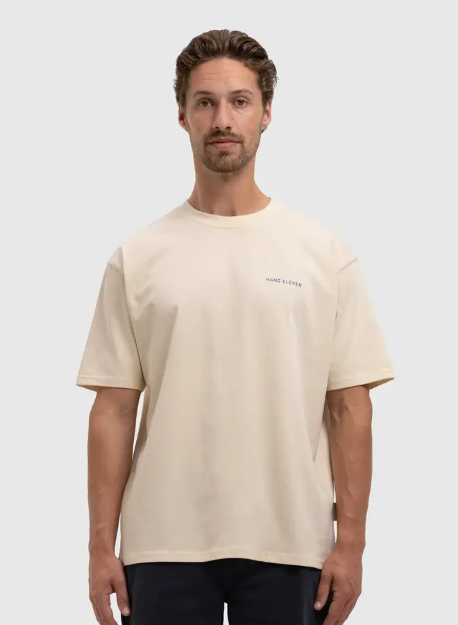 Hang Eleven T-Shirt Zigzag Tee - White Sand
