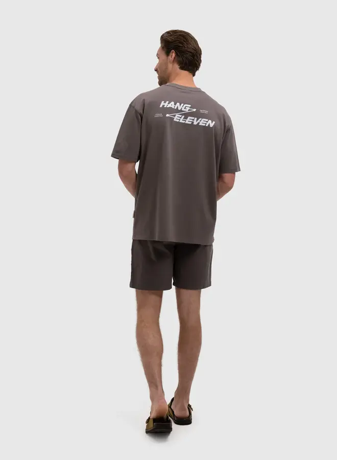 Hang Eleven T-Shirt Zigzag Tee - Anthracite