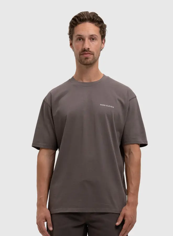 Hang Eleven T-Shirt Zigzag Tee - Anthracite