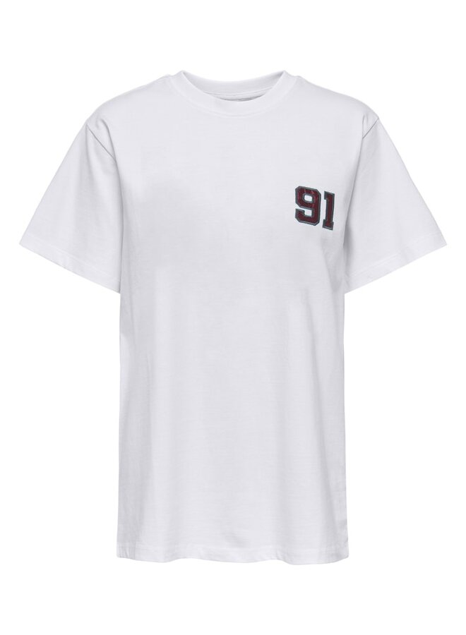 OnlyT-shirts ONLRIKKA Touch Down 15364787 - Bright White