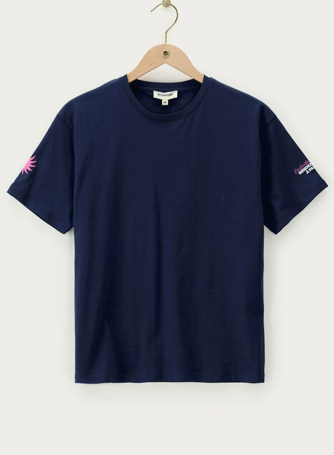 My Jewellery T-shirt place de l'étoile MJ13882-0675 - Donker Blauw