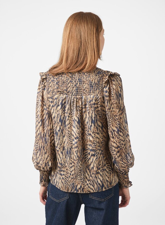 Neo Noir Blouse Davina Pattern 166259 - CAMEL