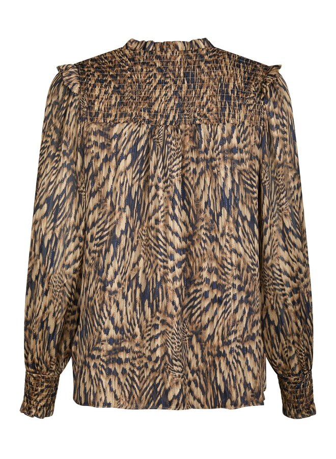 Neo Noir Blouse Davina Pattern 166259 - CAMEL