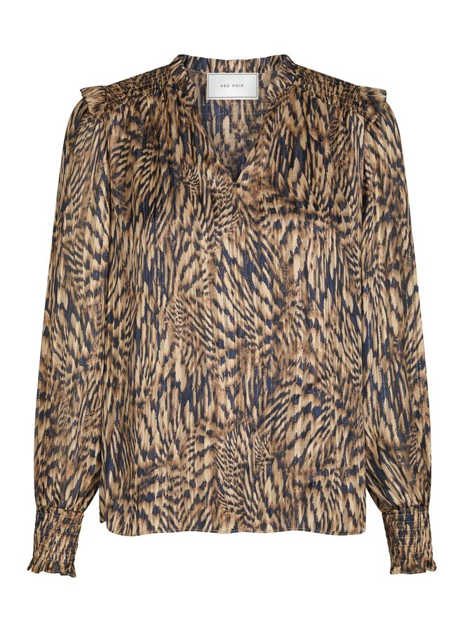 Neo Noir Blouse Davina Pattern 166259 - CAMEL